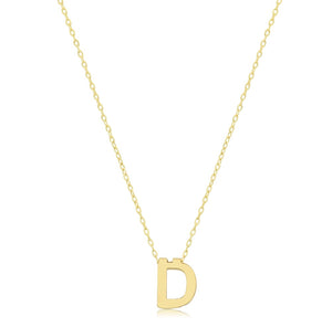 The tiny initial necklaces