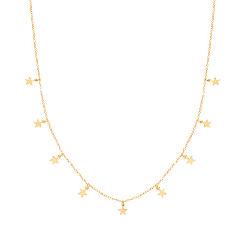 The Golden Star Charm Necklace