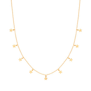 The Golden Star Charm Necklace