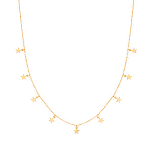 The Golden Star Charm Necklace