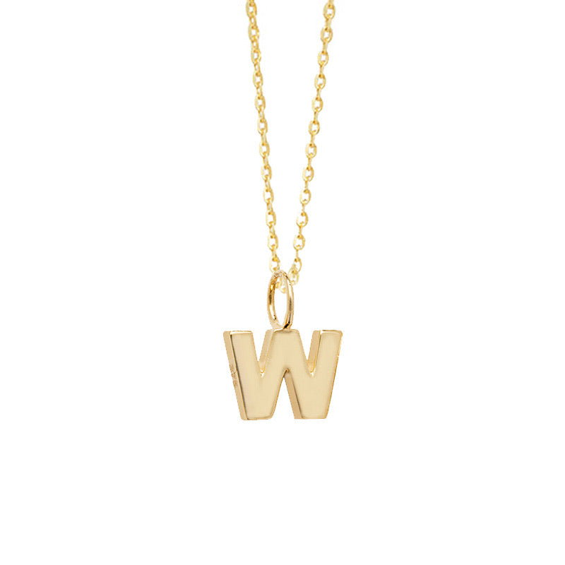 W Initial Pendant