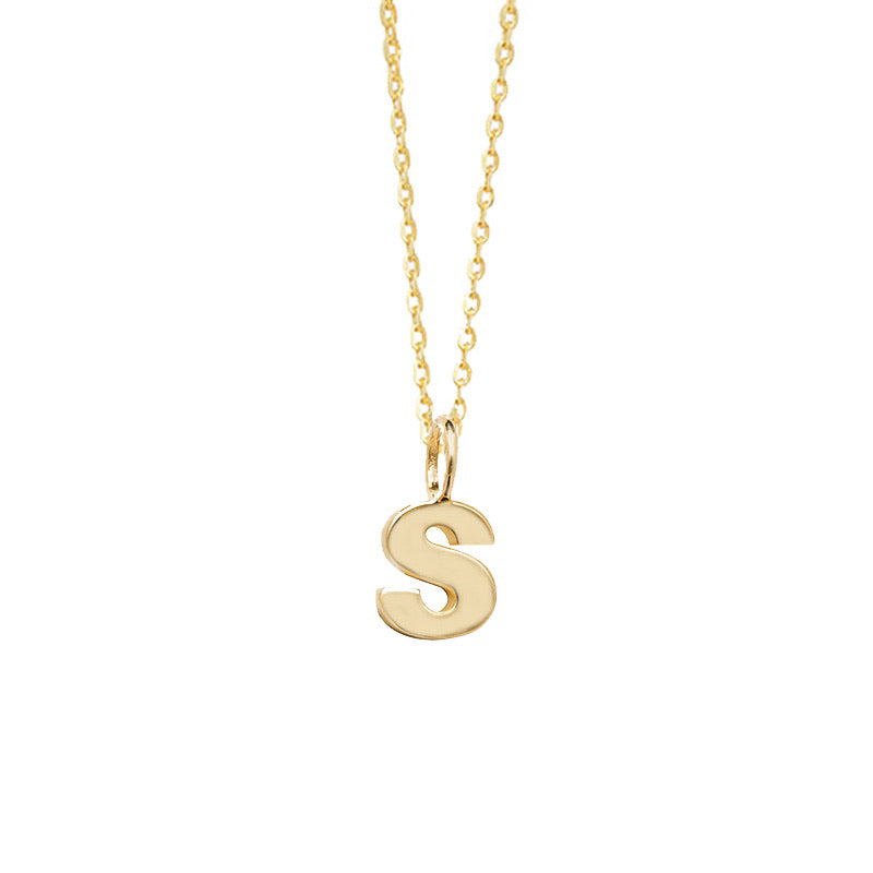 S Initial Pendant