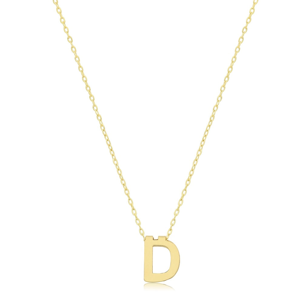 The tiny initial necklaces