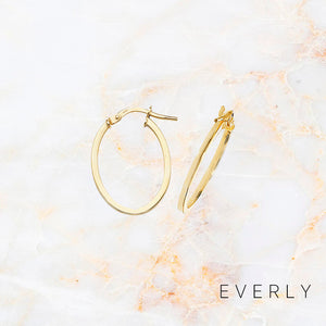 The Medium Oval Hoops